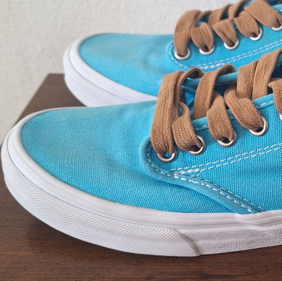 Vans Blue Women's Sneakers Size 8 - Picture 3 of 8
